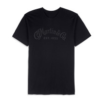 18CM0215L Martin Tone on Tone Black T-shirt